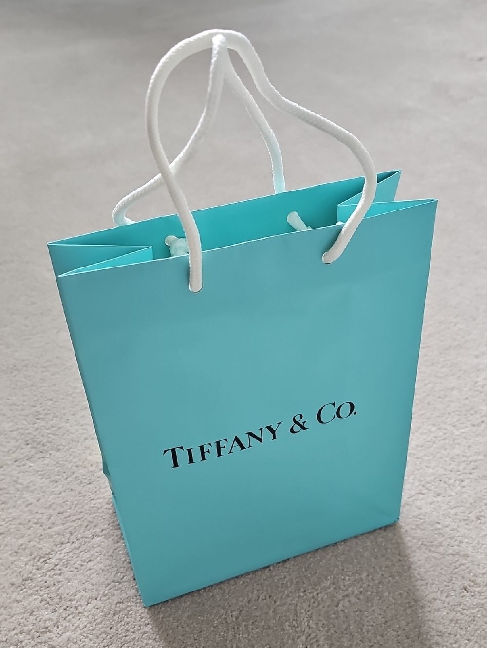 Tiffany & Co small paper shopping bag